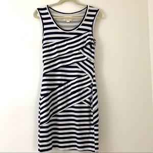 Artelier Nicole Miller Striped Bodycon Dress